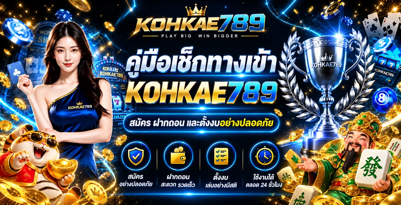 KOHKAE789 คู่มือทางเข้า สมัคร ฝากถอน ตั้งงบ